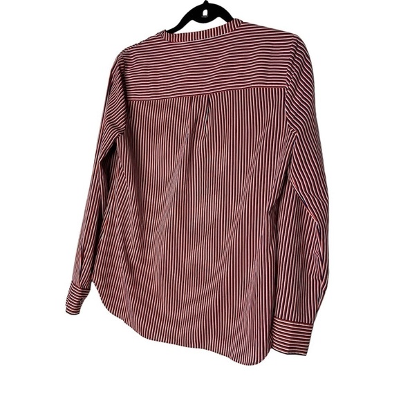 Cabi Women's Franklin Patriot Striped Popover V-Neck Blouse Size Small - Picture 4 of 7